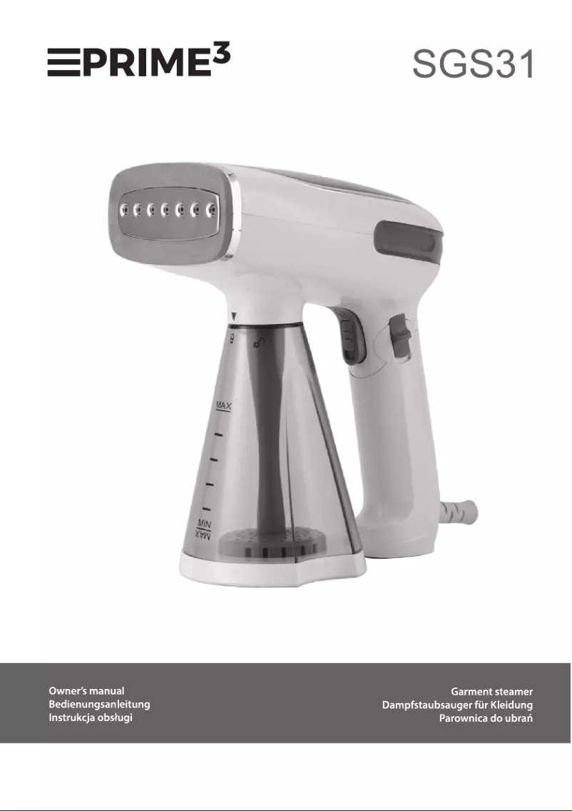Página 1 del manual Manual de usuario PRIME3 SGS31