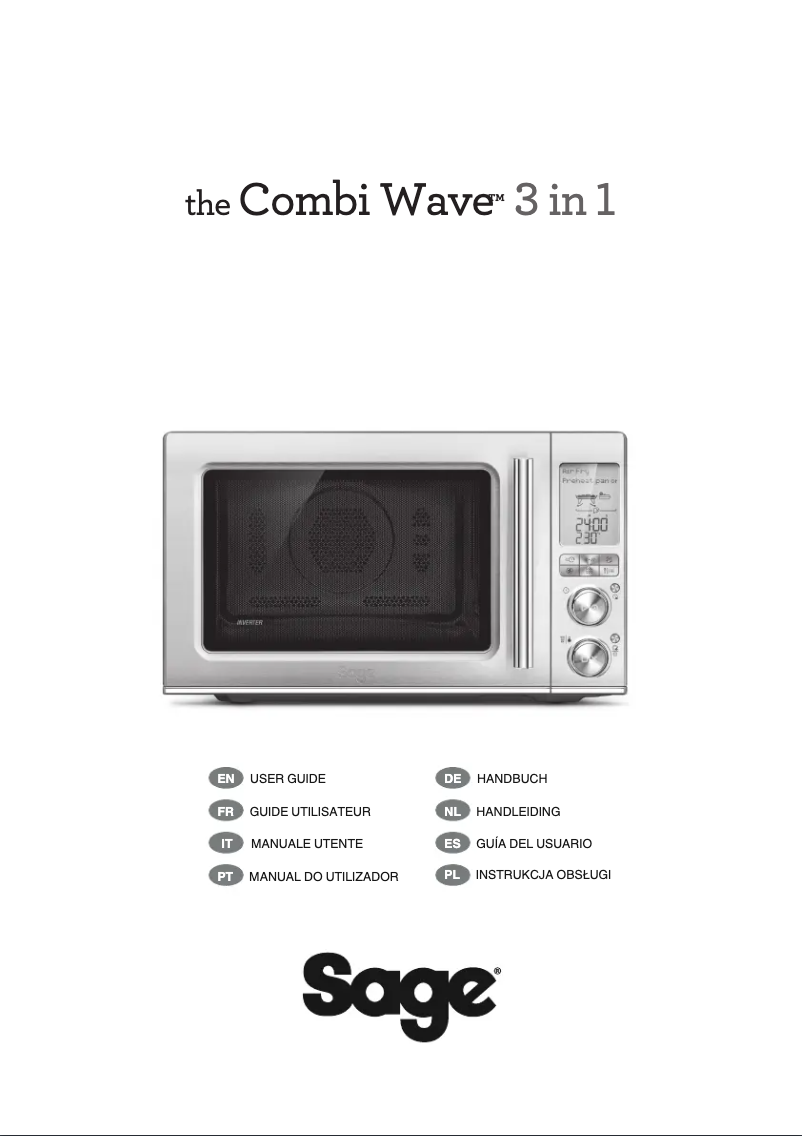 Page n°1 - Manuel utilisateur Sage the Combi Wave 3 in 1 SMO870