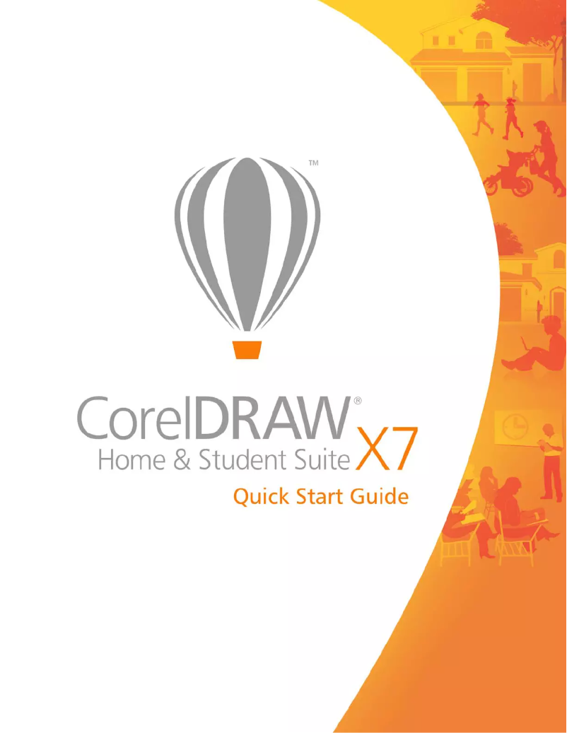 Page n°1 - Manuel utilisateur Corel Draw Home Student Suite X7