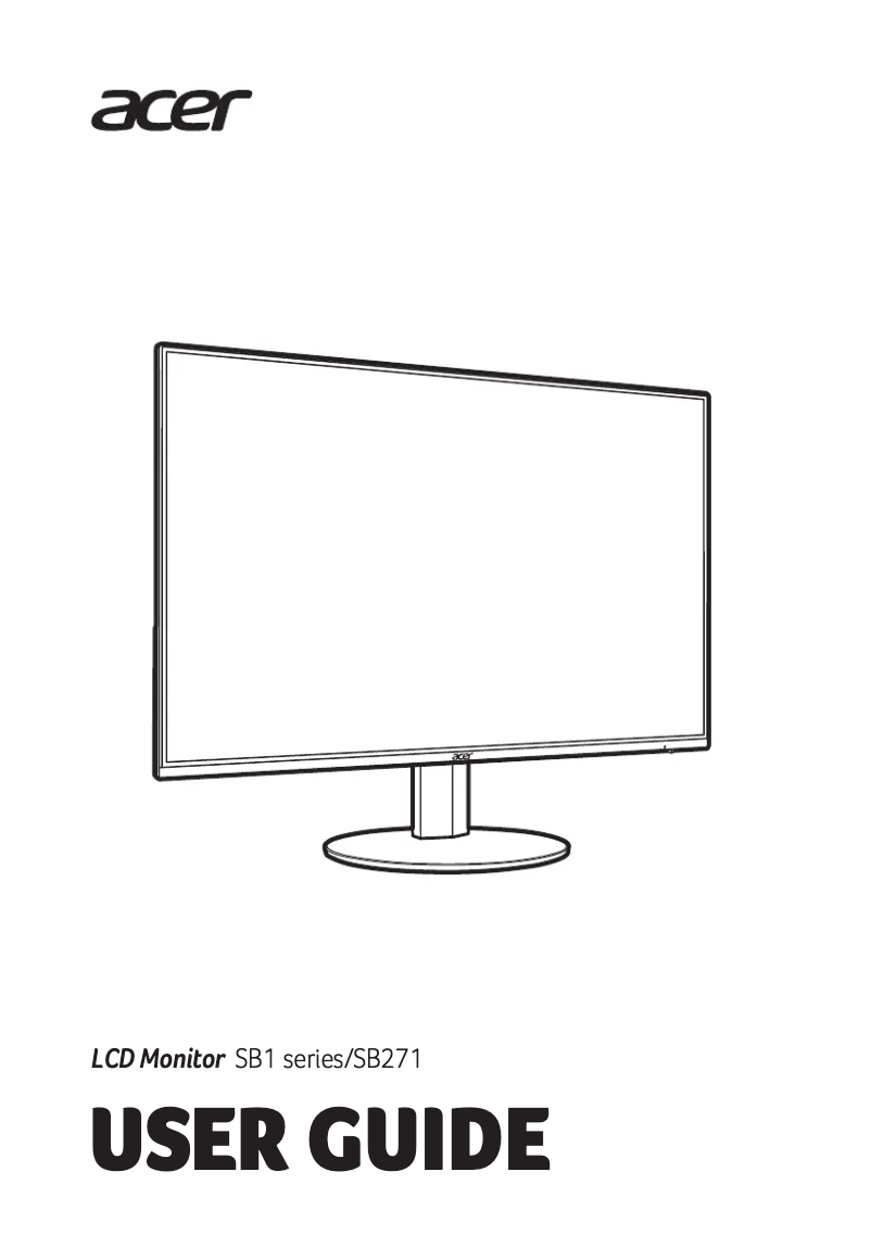 Imagen de la primera página del manual del dispositivo SB271H