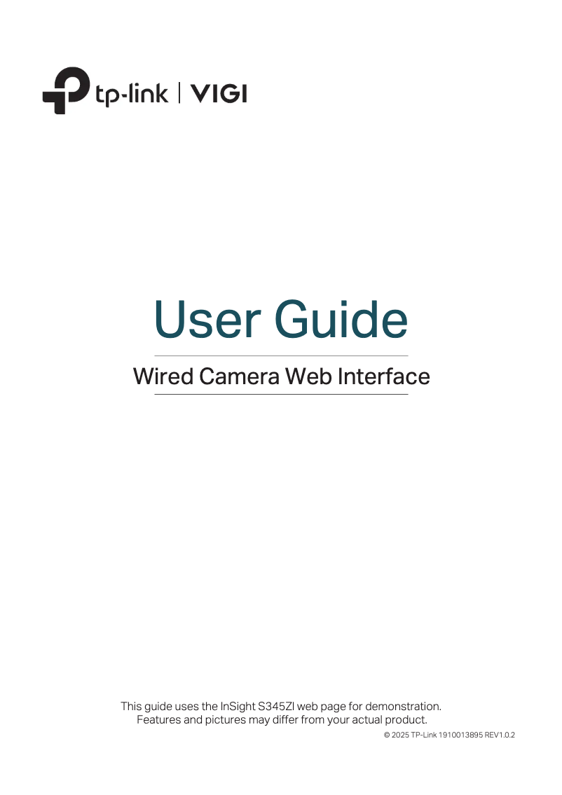 Image de la première page du manuel de l'appareil VIGI C385