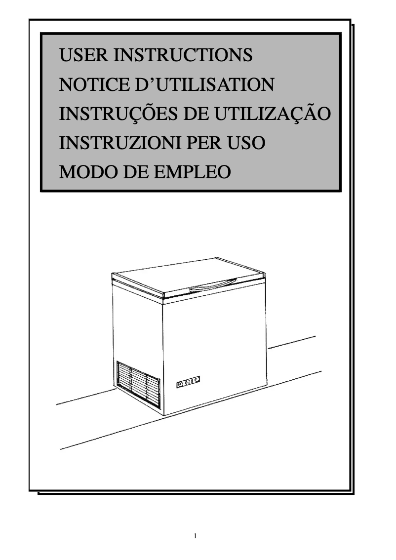 Image de la première page du manuel de l'appareil TCHEU370