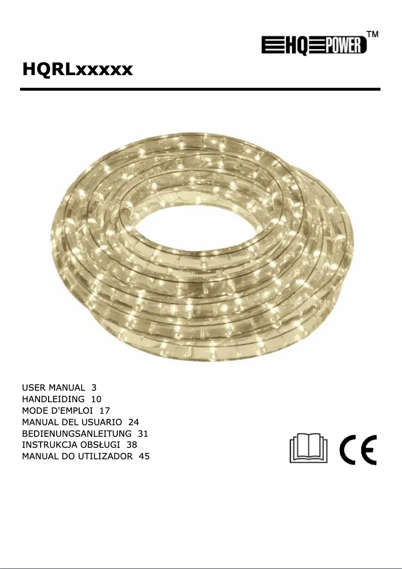 Página 1 del manual Manual de usuario HQ Power HQRL45004