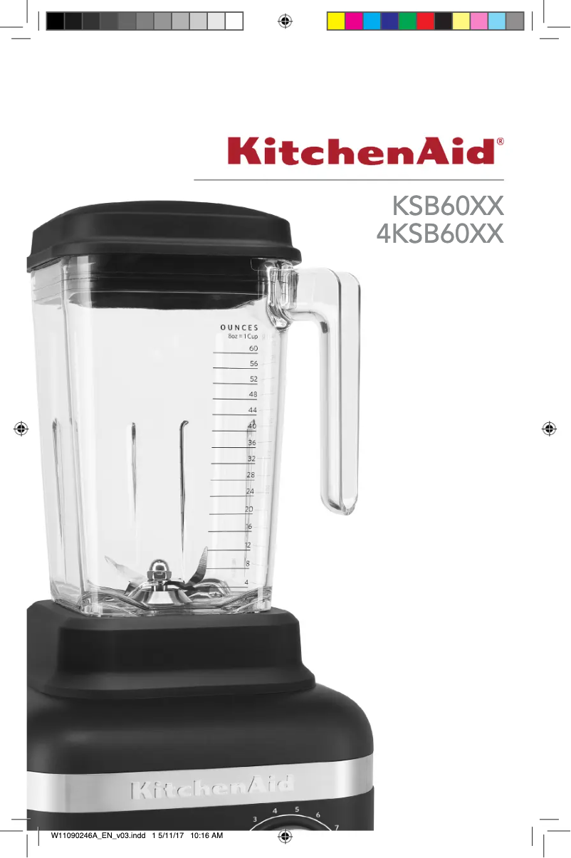 Page n°1 - Manuel utilisateur KitchenAid KSB6060