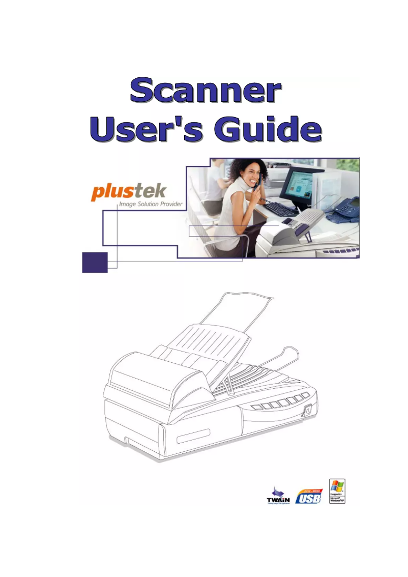 Page 1 de la notice Manuel utilisateur Plustek SmartOffice PL7000