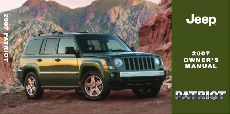 Page 1 de la notice Mode d'emploi Jeep Patriot (2007)
