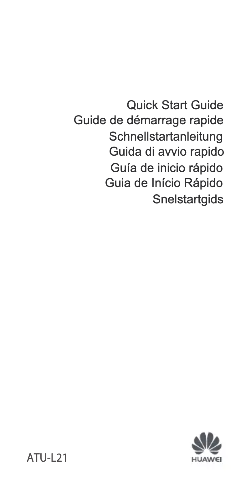 Image de la première page du manuel de l'appareil Y6 (2018)