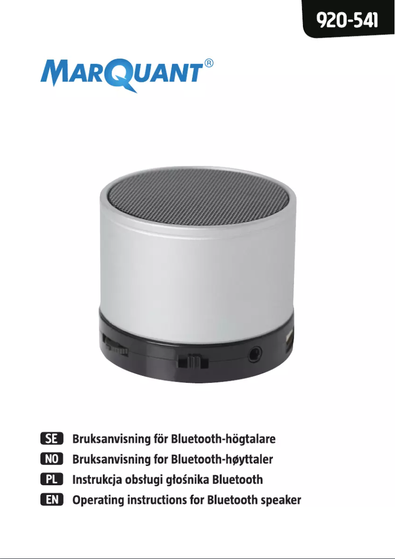 Page 1 de la notice Manuel utilisateur Marquant 920-541