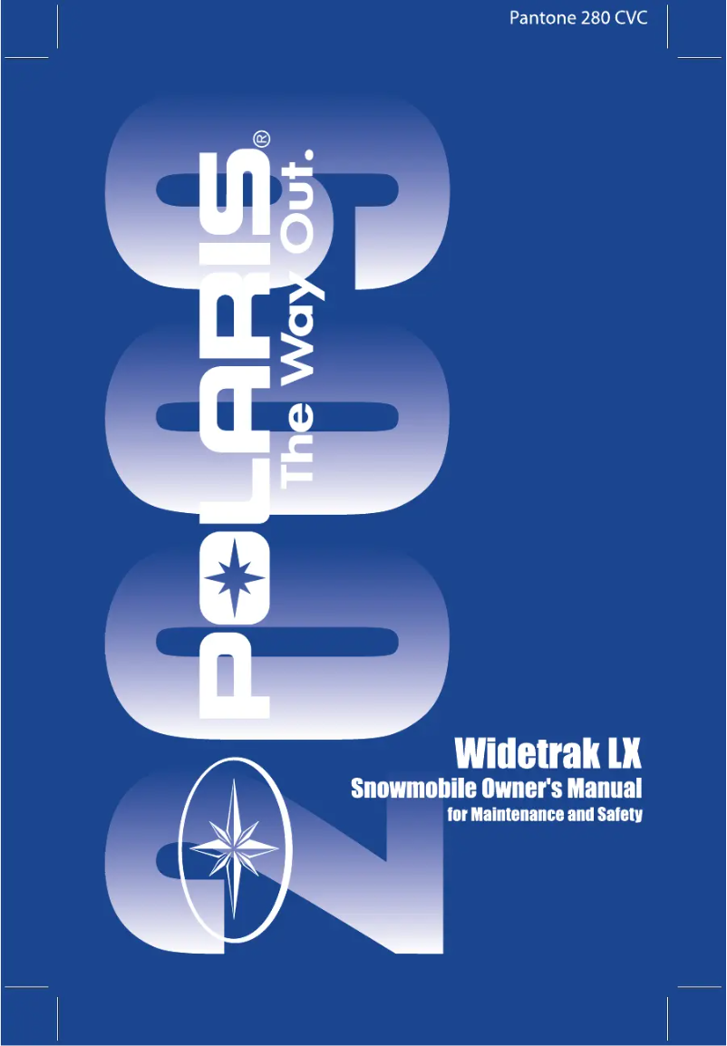 Image de la première page du manuel de l'appareil WideTrak LX (2009)