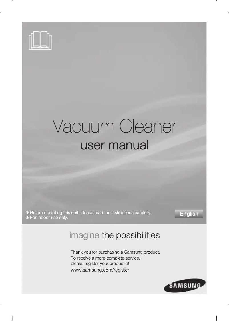 Page n°1 - Manuel utilisateur Samsung SC4770