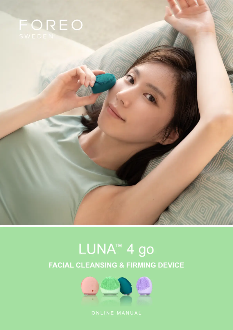 Page n°1 - Manuel utilisateur Foreo Luna 4 Go