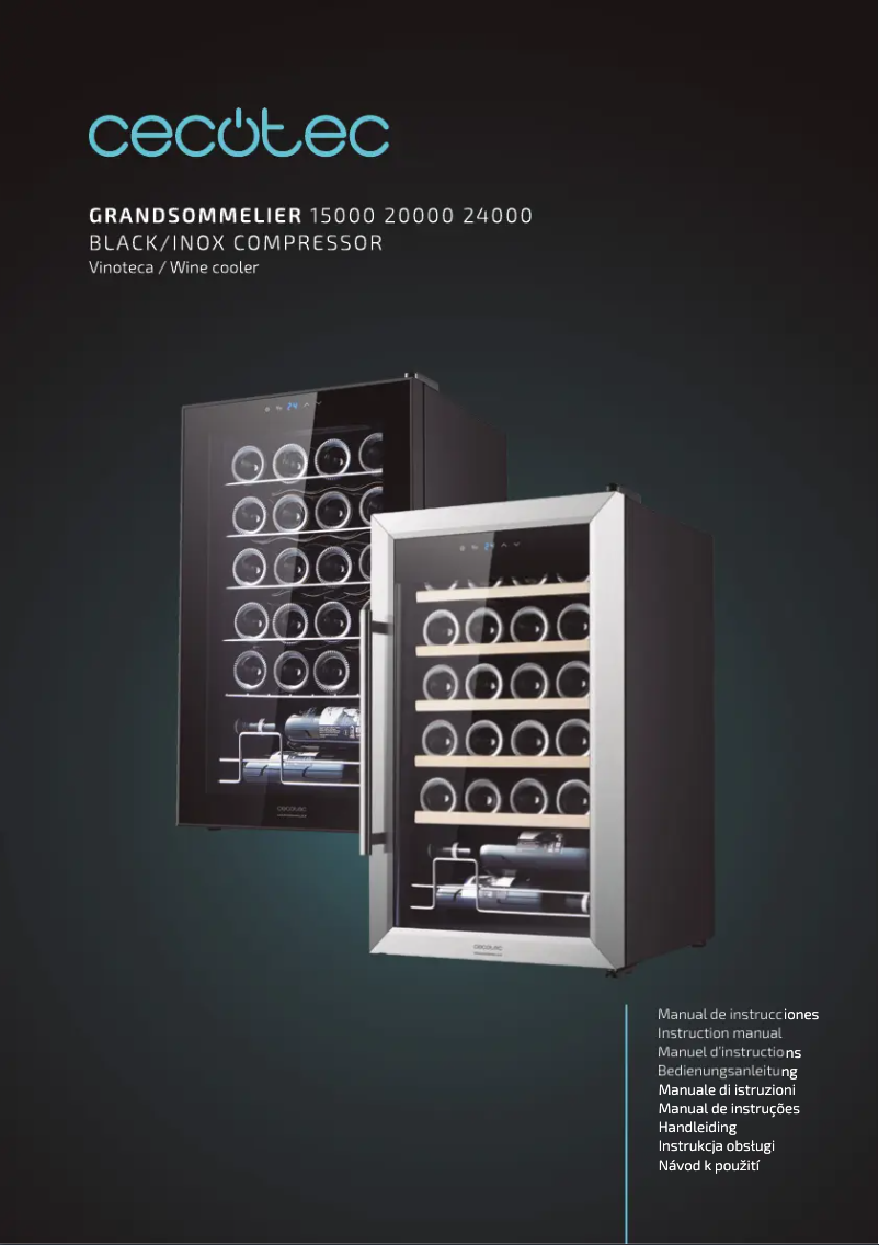 Image de la première page du manuel de l'appareil GrandSommelier 15000