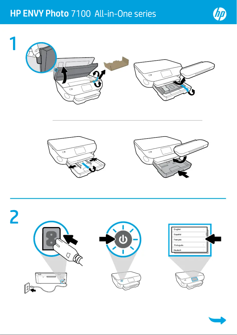Page n°1 - Manuel utilisateur HP ENVY 7100