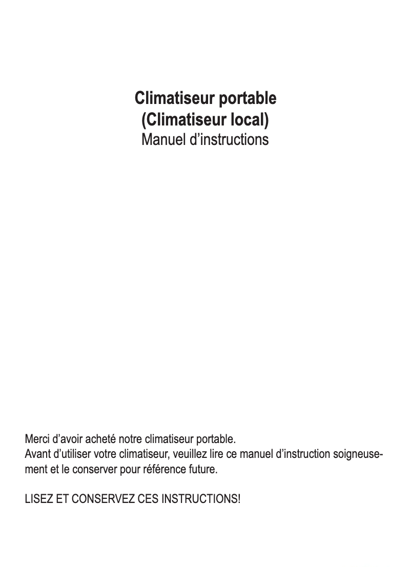 Image de la première page du manuel de l'appareil PRASLIN 3 500 W