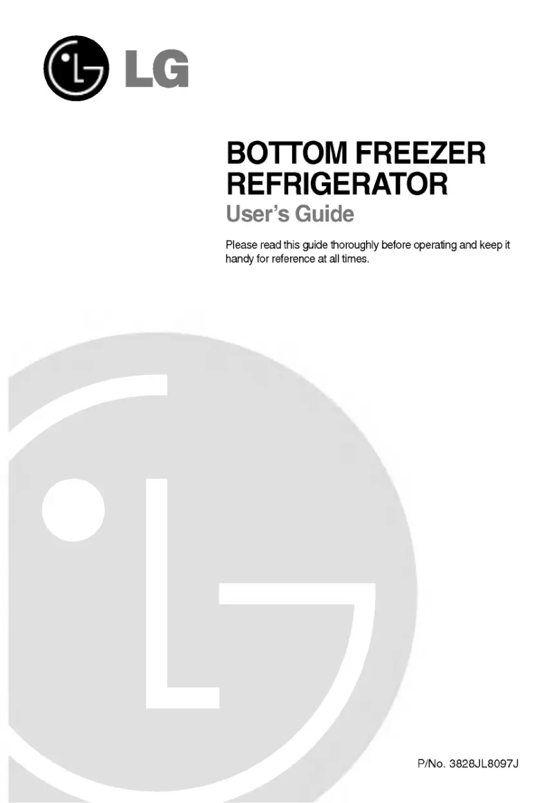 Page 1 de la notice Manuel utilisateur LG GR-L218STLA