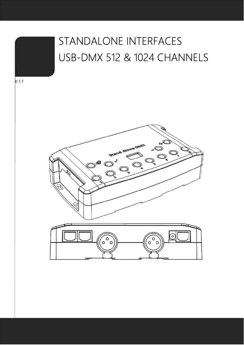 Page n°1 - Manuel utilisateur Eurolite SAP-1024 MK2