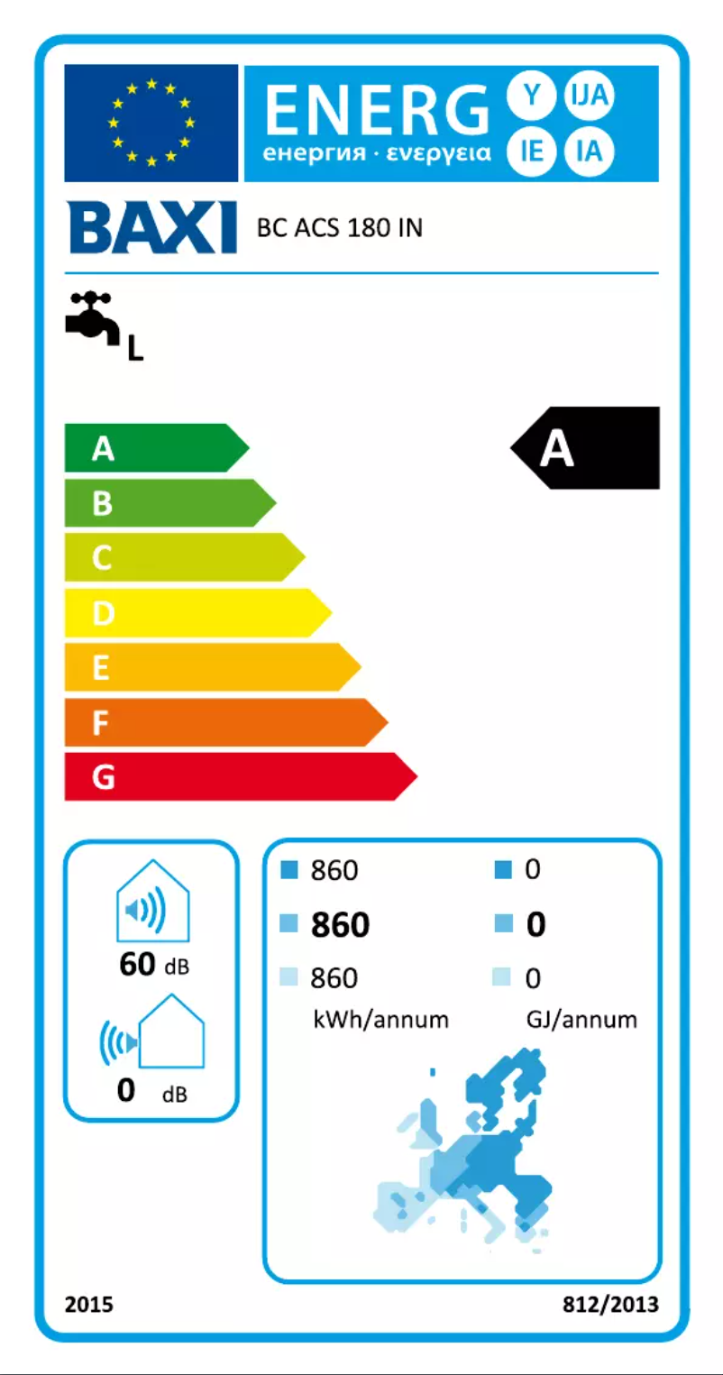 Image de la première page du manuel de l'appareil BC ACS 180