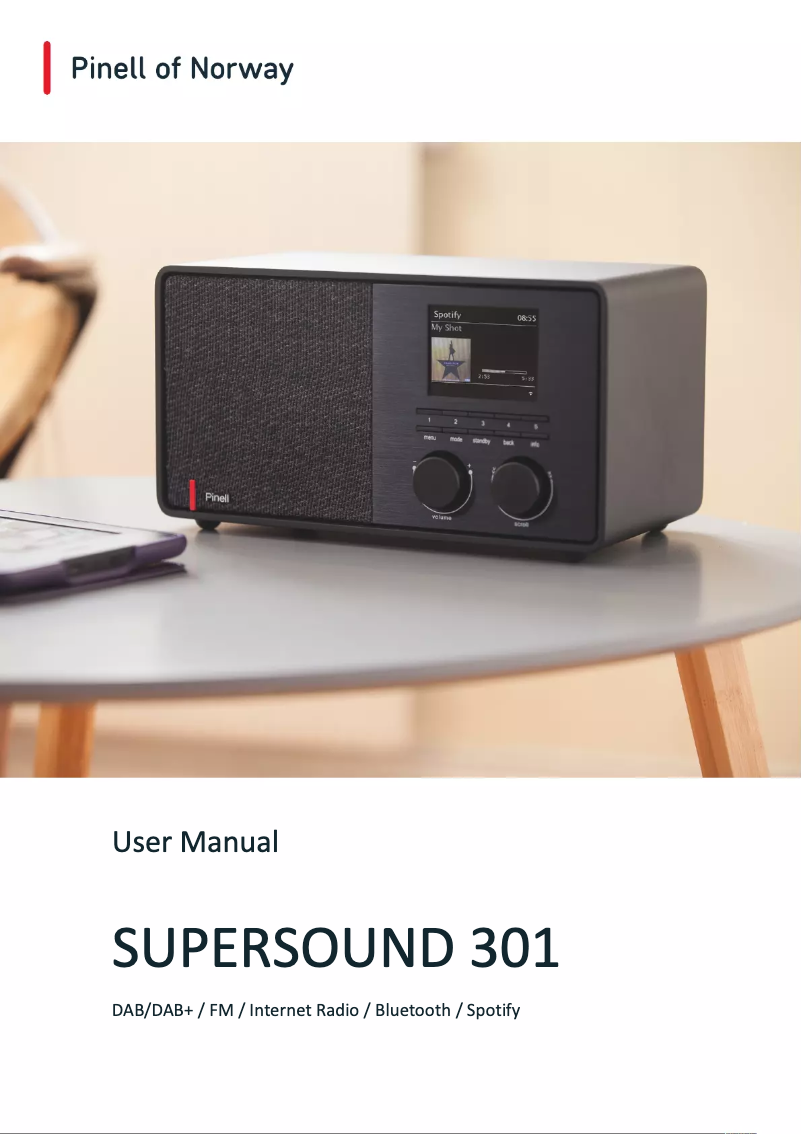 Image de la première page du manuel de l'appareil Supersound 301