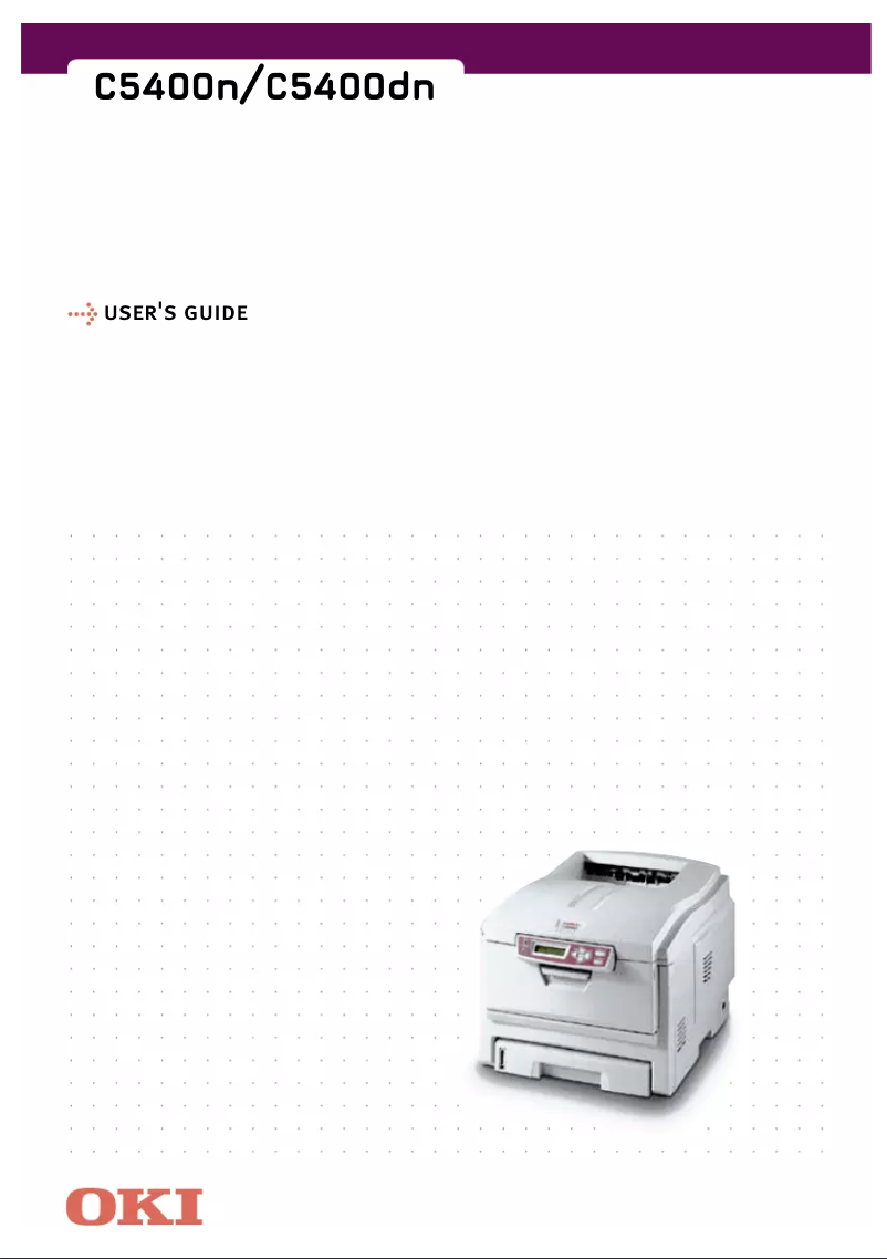 Page 1 de la notice Manuel utilisateur OKI C5400