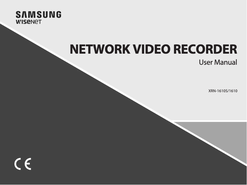 Página 1 del manual Manual de usuario Hanwha XRN-1610S