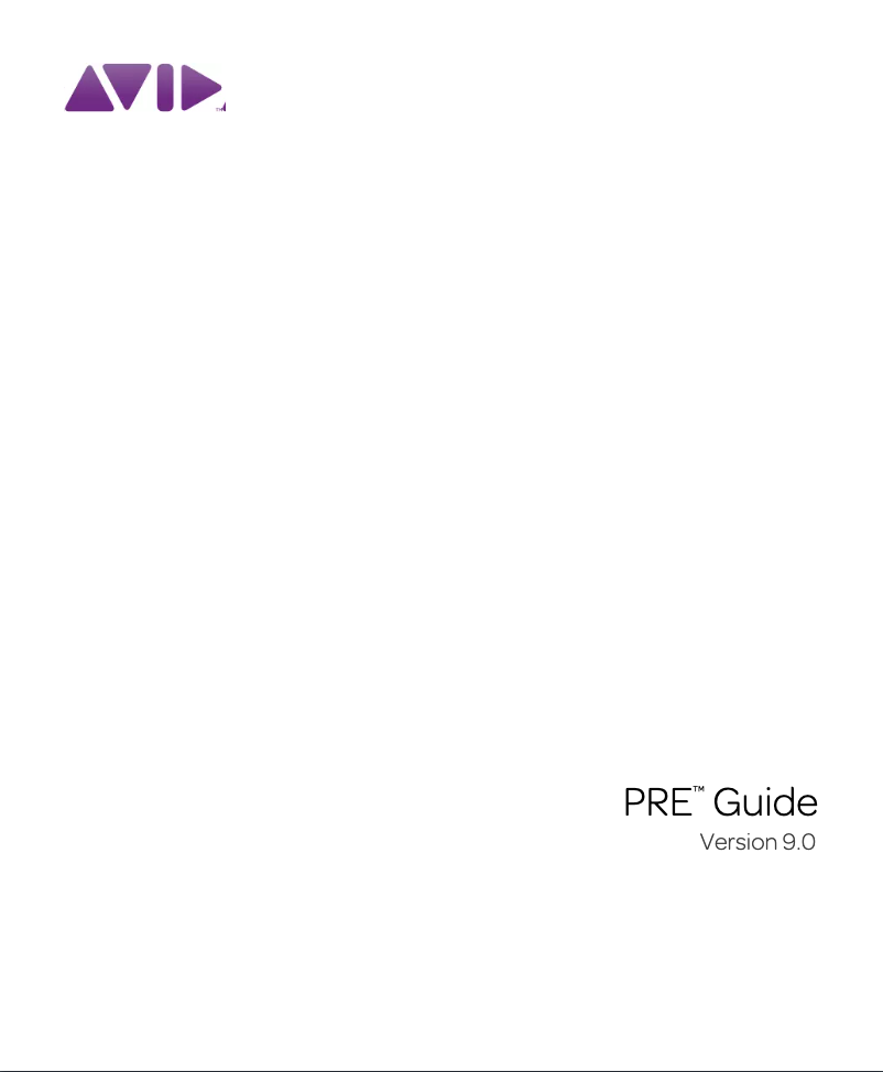 Image de la première page du manuel de l'appareil PRE