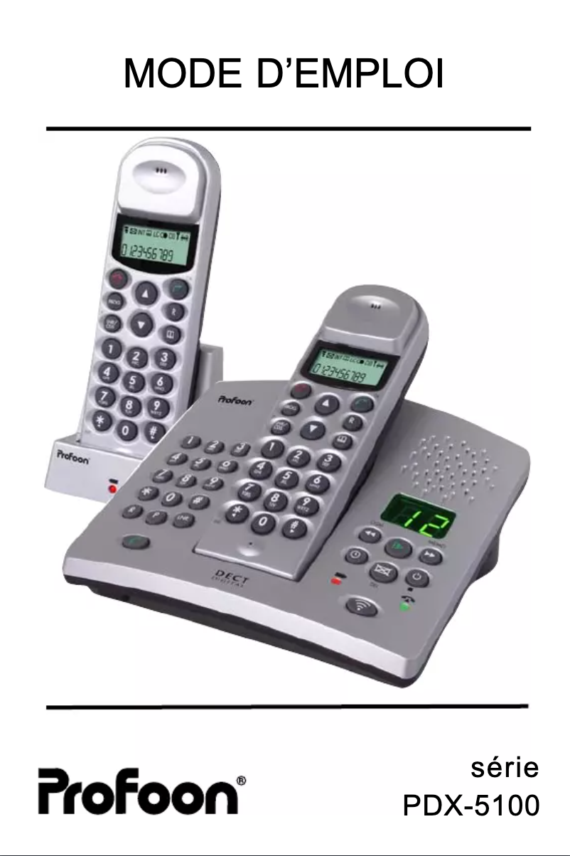 Página 1 del manual Manual de usuario Profoon PDX-5125