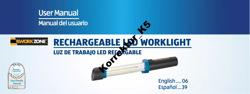 Image de la première page du manuel de l'appareil LED Work Light GT-C-1-US