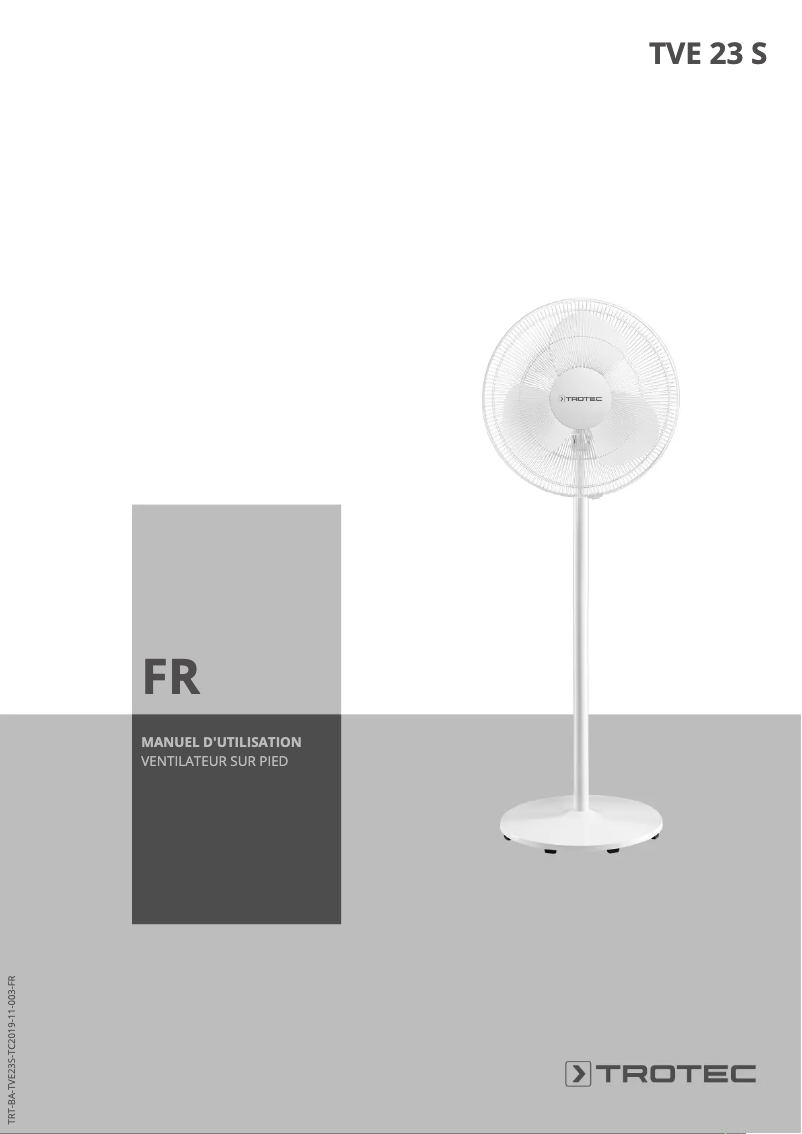 Image de la première page du manuel de l'appareil TVE 23 S