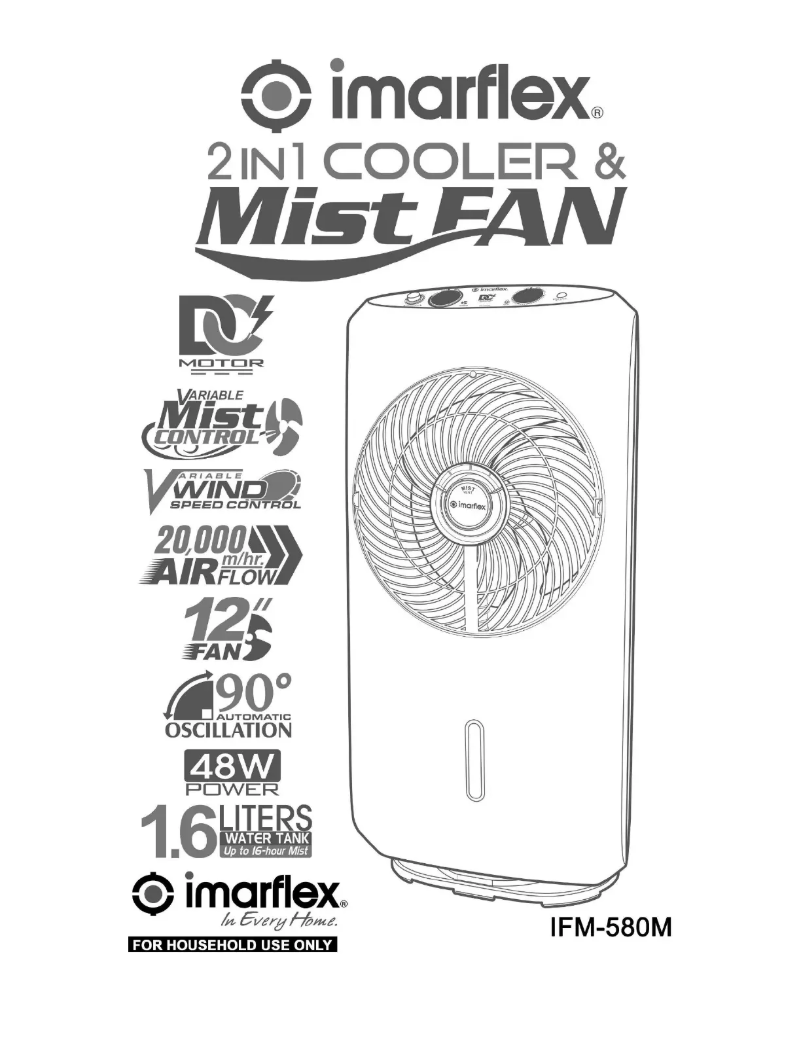 Página 1 del manual Manual de usuario Imarflex IFM-580M