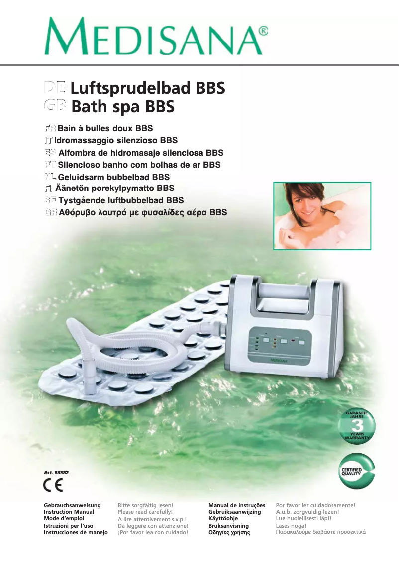 Página 1 del manual Manual de usuario Medisana BBS