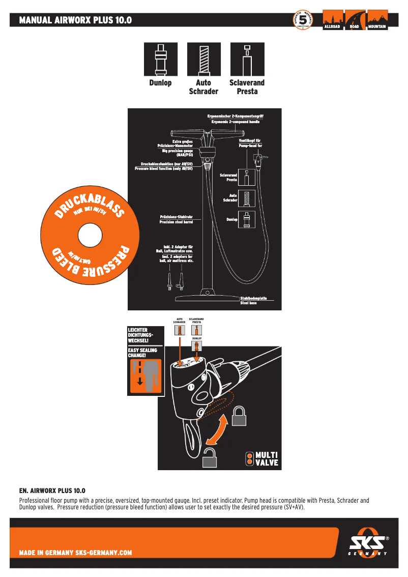 Page 1 de la notice Manuel utilisateur SKS Airworx Plus 10.0