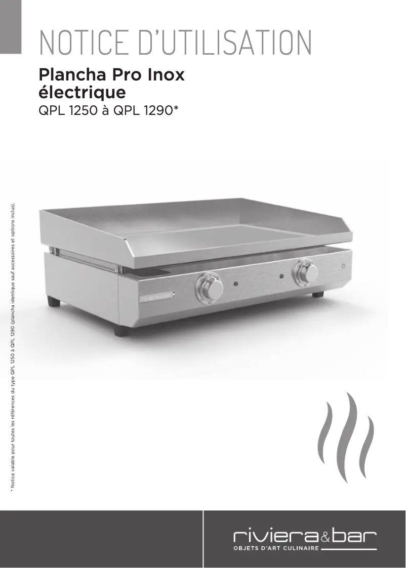 Image de la première page du manuel de l'appareil QPL1250