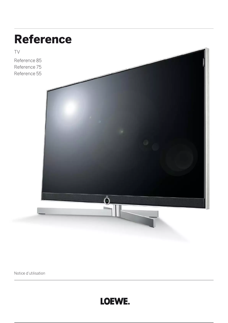 Page 1 de la notice Manuel utilisateur Loewe Reference 75