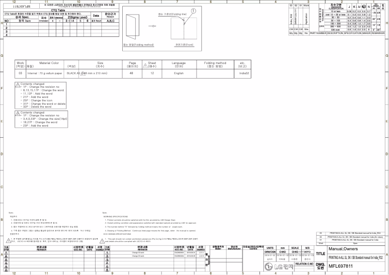 Page n°1 - Manuel utilisateur LG KSNH18DNYD