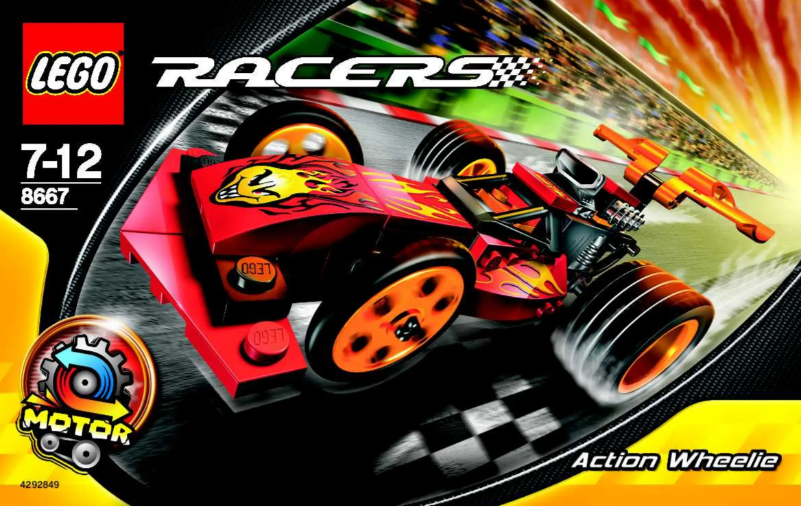 Page 1 de la notice Manuel utilisateur Lego Racers 8667