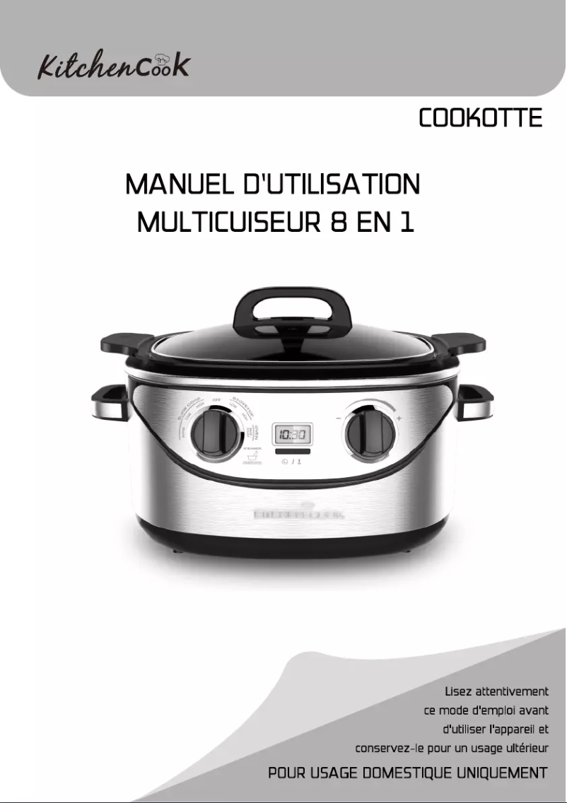 Image de la première page du manuel de l'appareil Cookotte