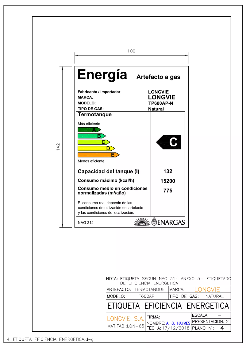 Page 1 de la notice Manuel utilisateur Longvie TP600AP