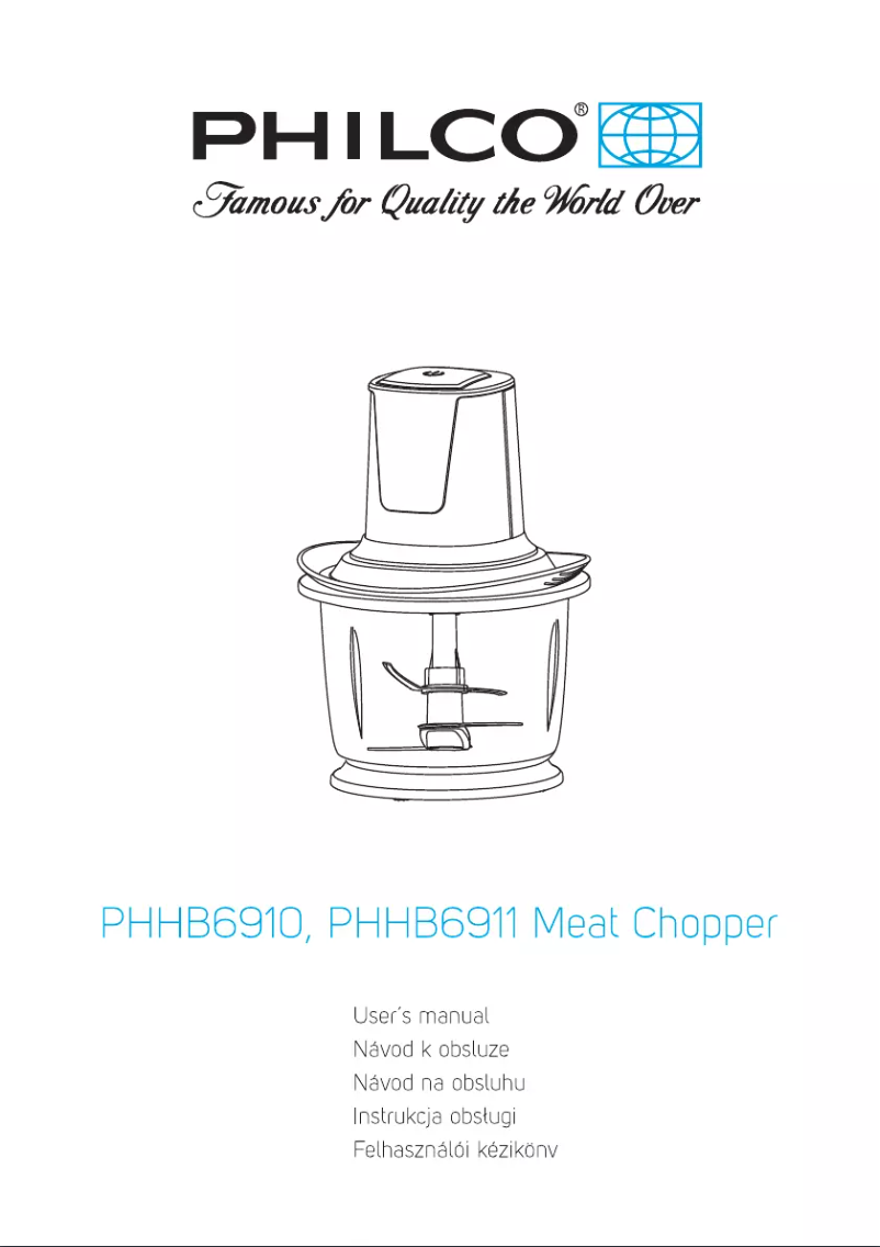 Page 1 de la notice Manuel utilisateur Philco PHHB 6911