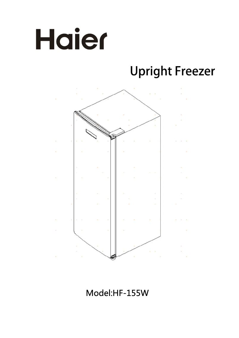 Page 1 de la notice Manuel utilisateur Haier HF-155W