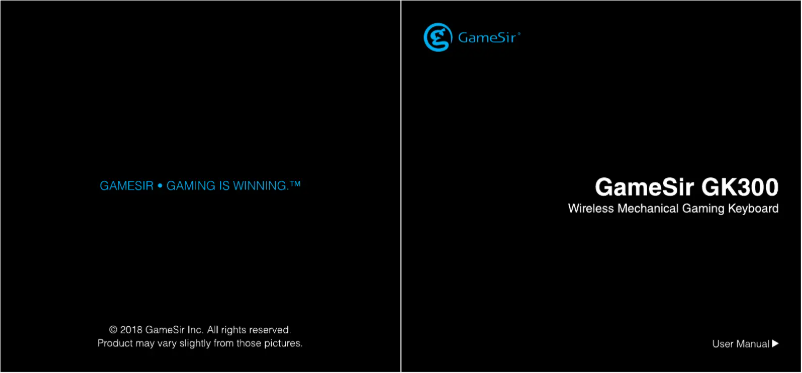 Page n°1 - Manuel utilisateur Gamesir GK300