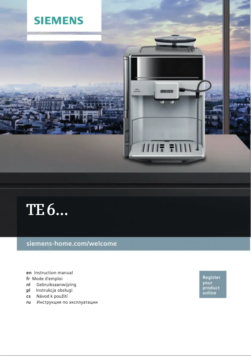 Página 1 del manual Manual de uso y mantenimiento Siemens TE617203RW