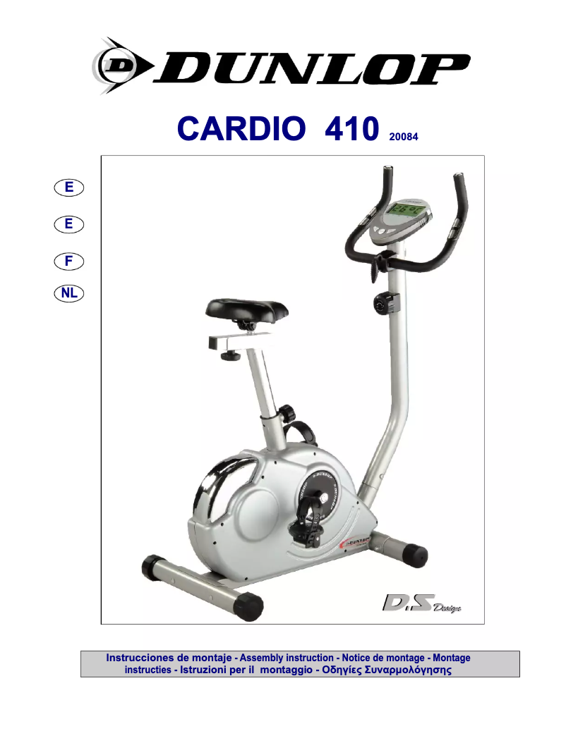 Page n°1 - Manuel utilisateur Dunlop Cardio 410