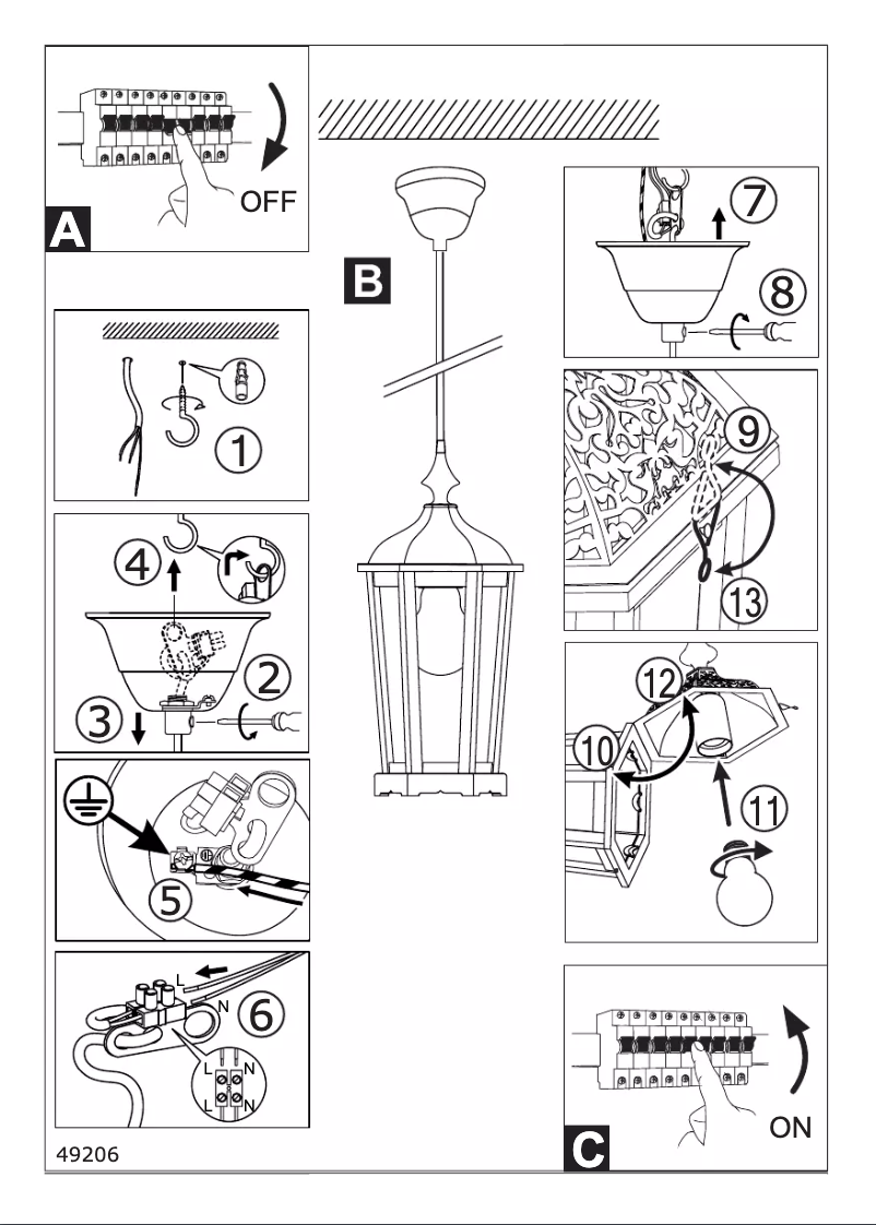 Page n°1 - Manuel utilisateur Eglo Vintage Kinghorn