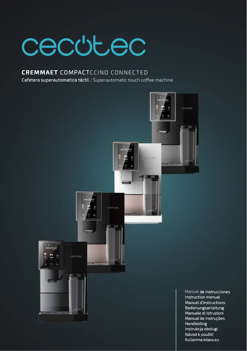 Page n°1 - Manuel utilisateur Cecotec Cremmaet Compactccino Connected