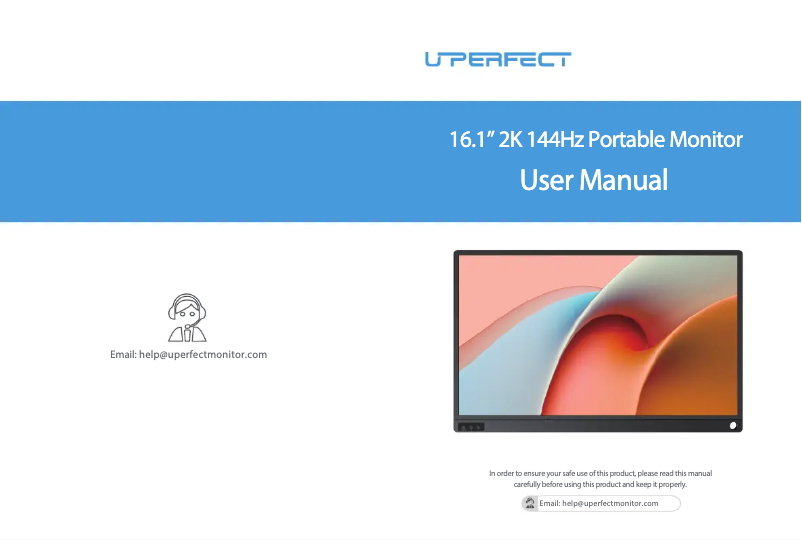 Page 1 de la notice Manuel utilisateur UPERFECT UXBOX E2
