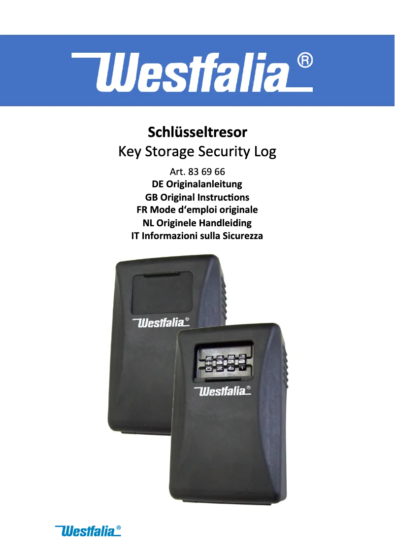 Image de la première page du manuel de l'appareil 836966