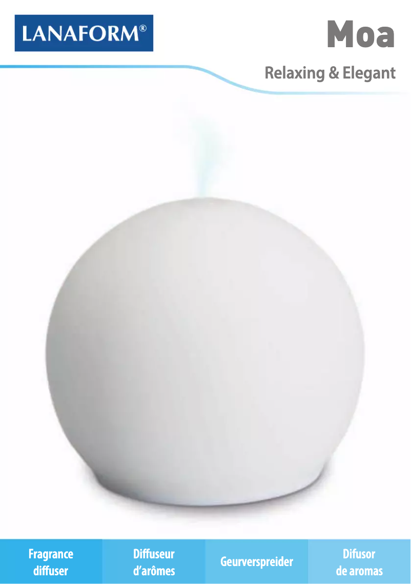 Page n°1 - Manuel utilisateur Lanaform Moa
