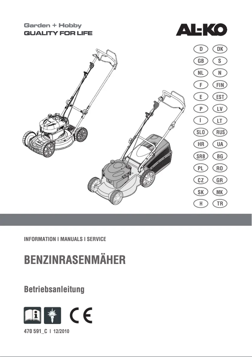 Image de la première page du manuel de l'appareil Pro 170 OHV QSS