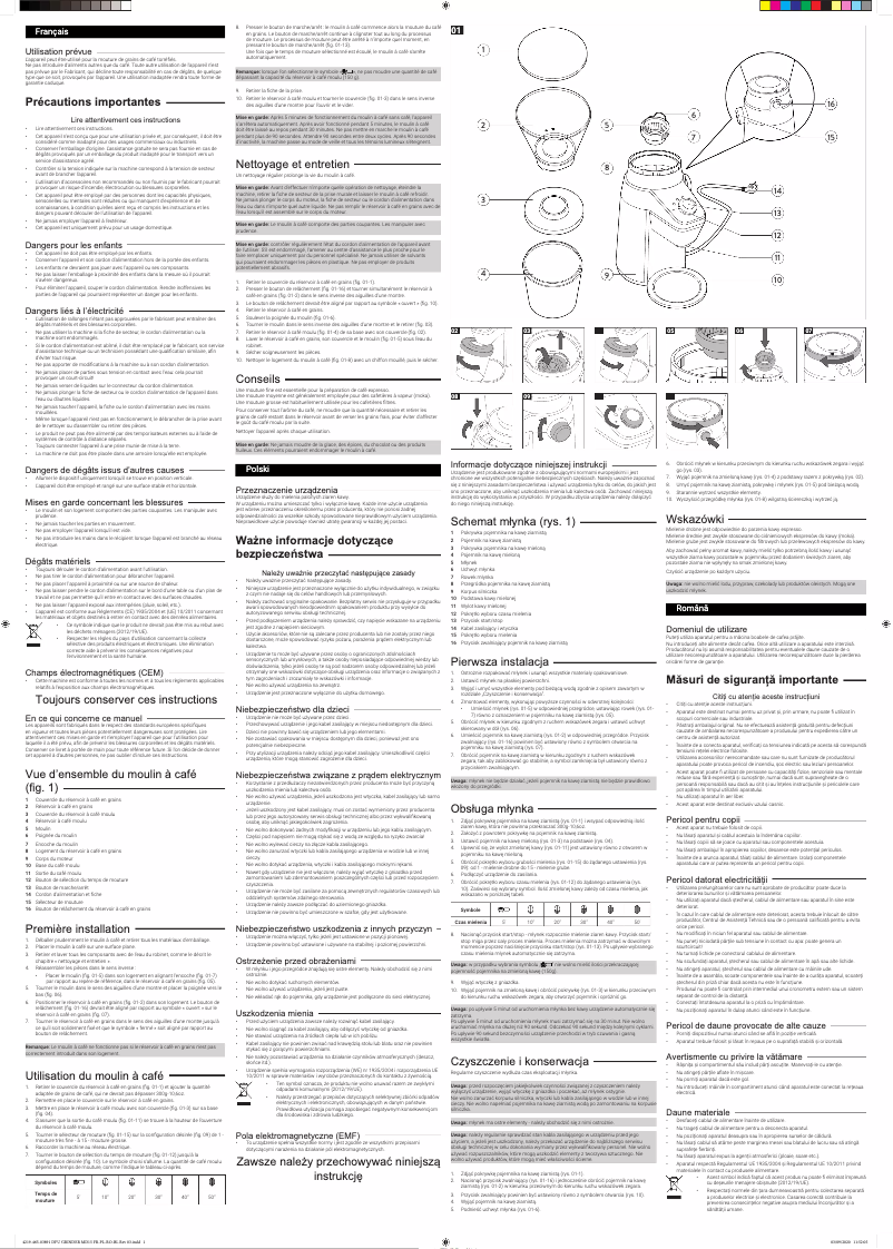 Image de la première page du manuel de l'appareil MD15