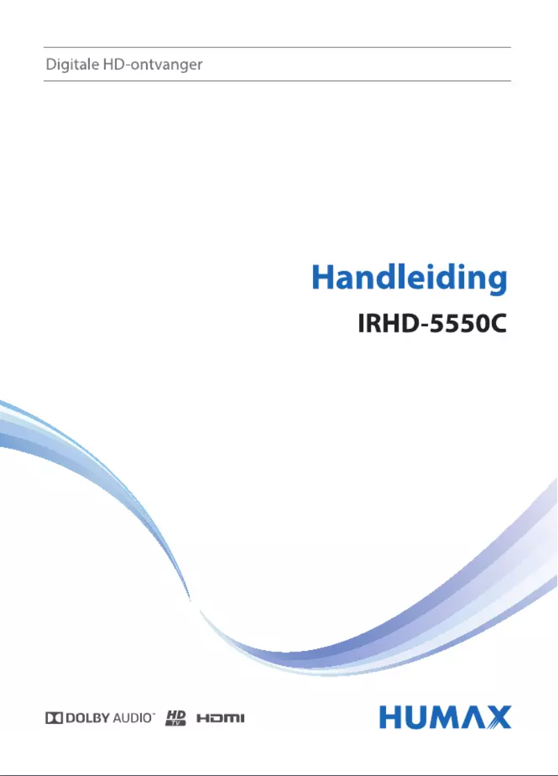 Image de la première page du manuel de l'appareil IRHD-5550C